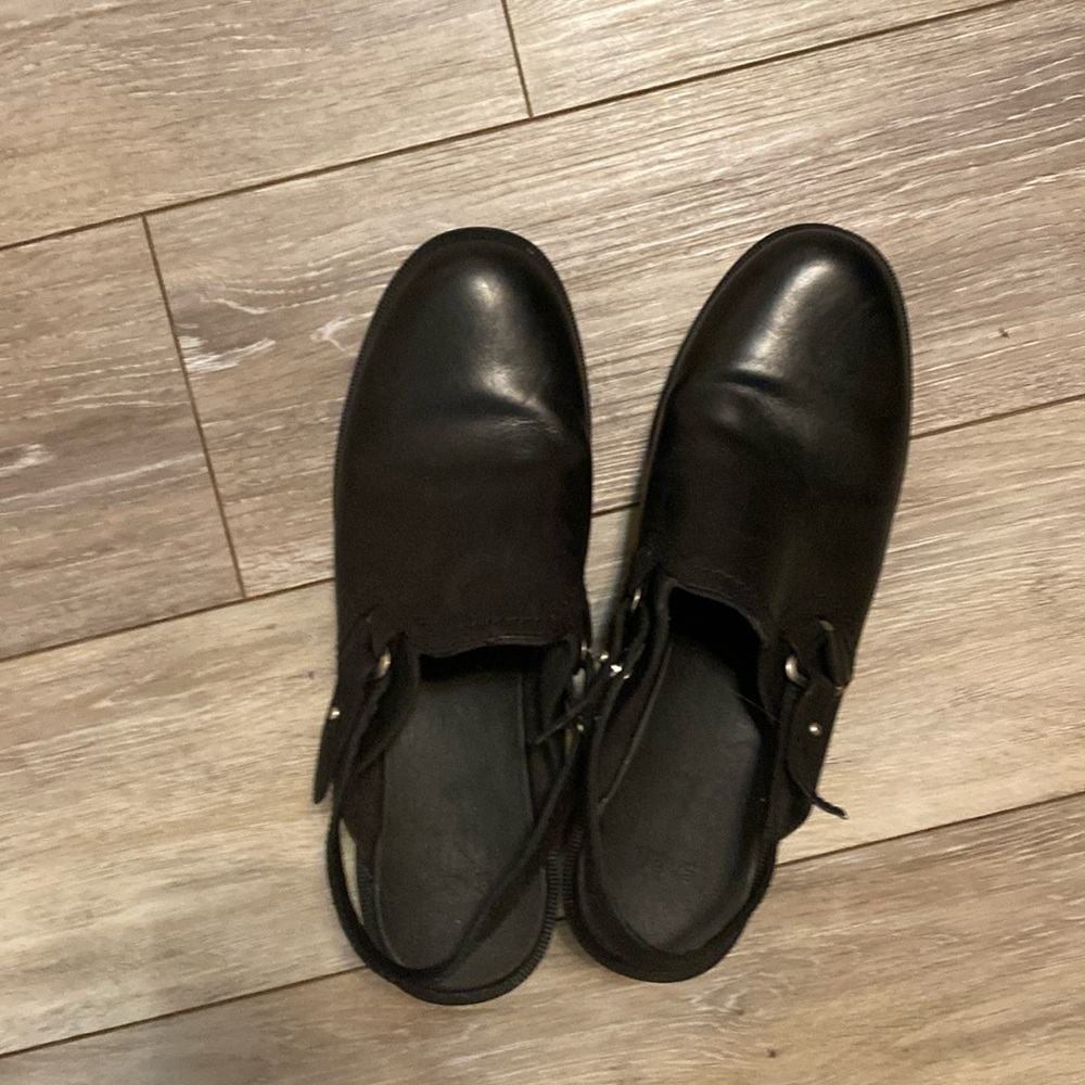 Black Teva Slingbacks, Size 10